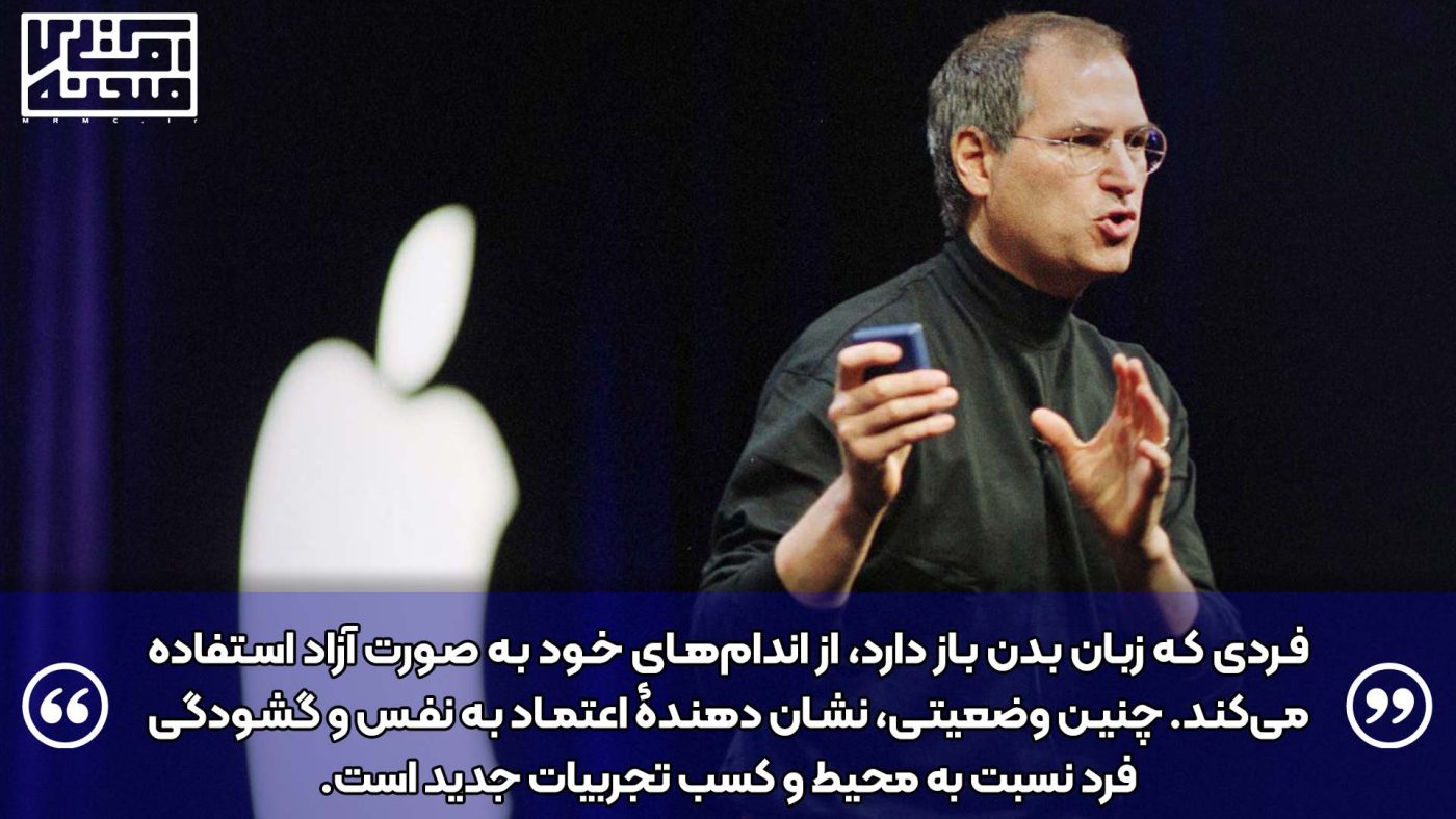 زبان بدن باز